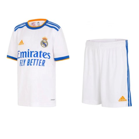 Camiseta Real Madrid 1ª Kit Niño 2021 2022 Blanco